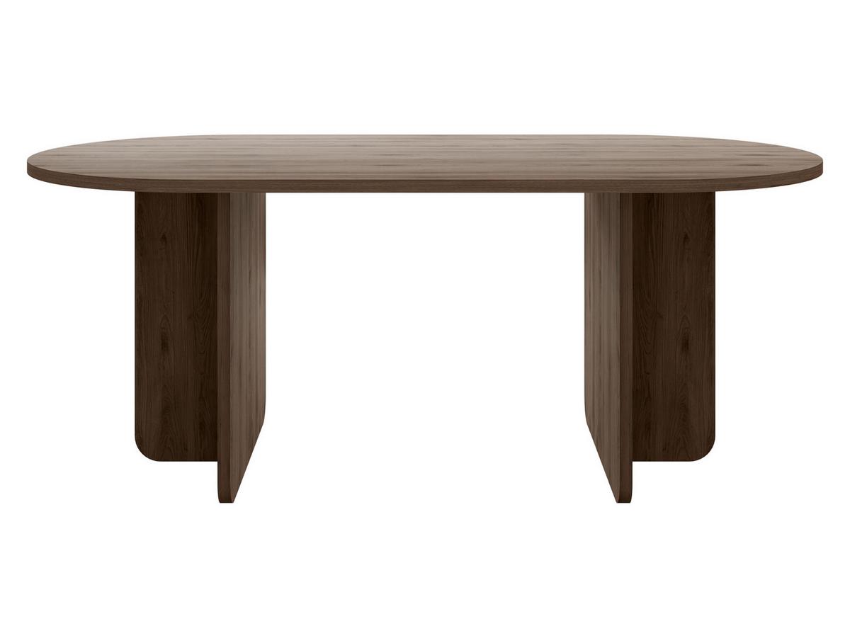 ESSTISCH Xuala - Nussbaumfarben, Holzwerkstoff (90/185/75cm) - MIRJAN24