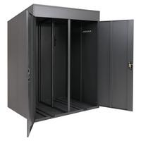 FAHRRADGARAGE H66B rechteckig Anthrazit - Anthrazit, Metall (158/213/125cm) - MCW