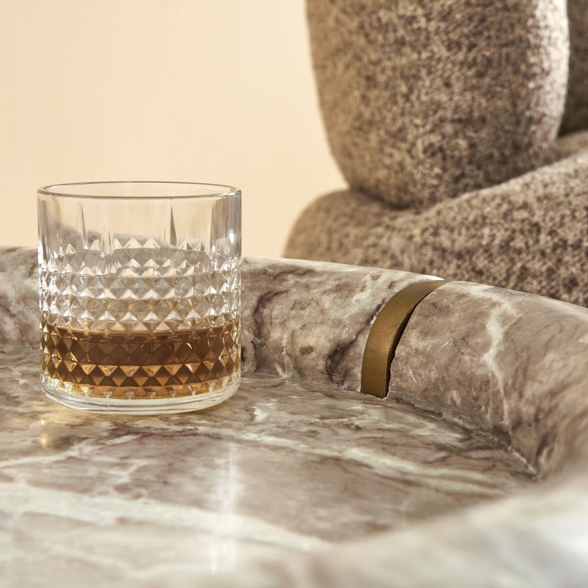 COUCHTISCH KLEIN marmor metall 60/60/40 cm - Beige, Naturmaterialien (15/60/40cm) - Signature