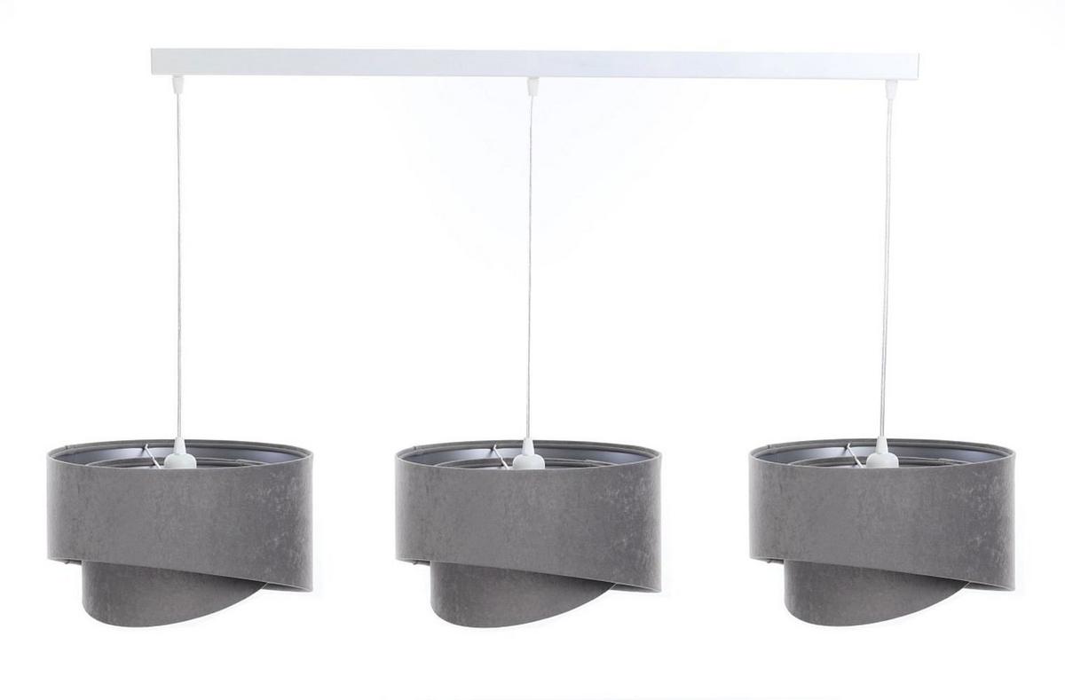 HÄNGELEUCHTE Grau 30/18 cm - Grau, Kunststoff (30/0.3/18cm) - ONZENO