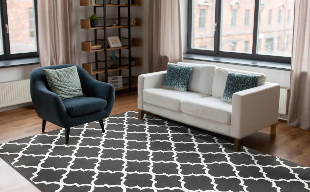 TEPPICH MORAD 120/170 cm - Anthrazit, Textil (120/170cm) - rugsX