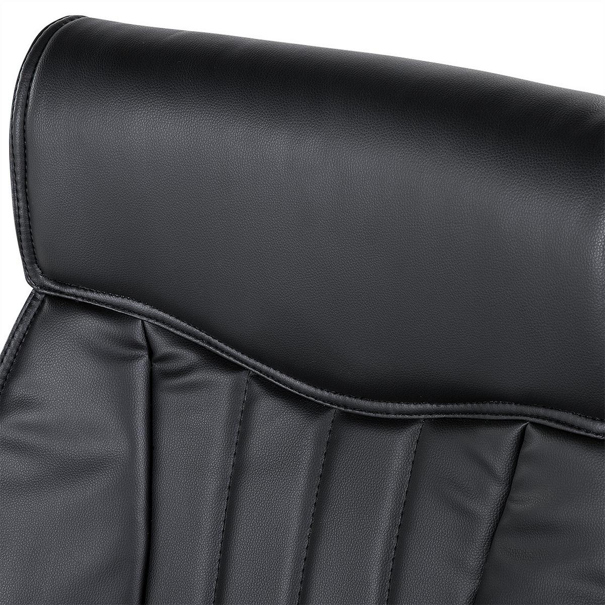 BÜROSTUHL Kunstleder Schwarz Triumph - Schwarz, Kunststoff/Textil (68/111/68cm) - Beliani