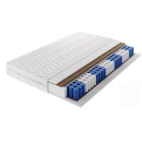 TASCHENFEDERKERNMATRATZE PRELUNA 140x200, H3/H4, Höhe ca.: 20 cm - Weiß, Textil (140/200cm) - MASSENO