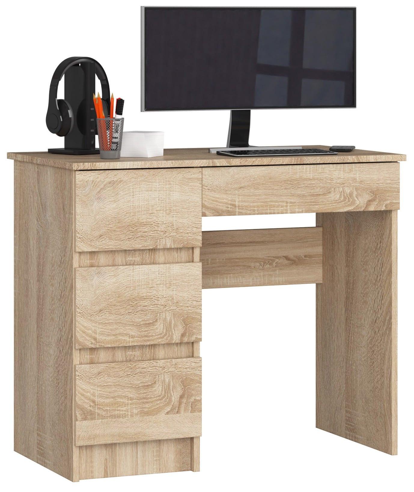 SCHREIBTISCH Eiche Sonoma 77/90/50 - Sonoma Eiche, Holzwerkstoff (120/60/77cm) - RAUMHIRSCH FURNITURE
