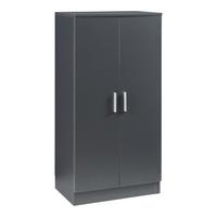 SCHUHSCHRANK Notribontaa - Anthrazit, Holzwerkstoff (55/108/35cm) - [en.casa]