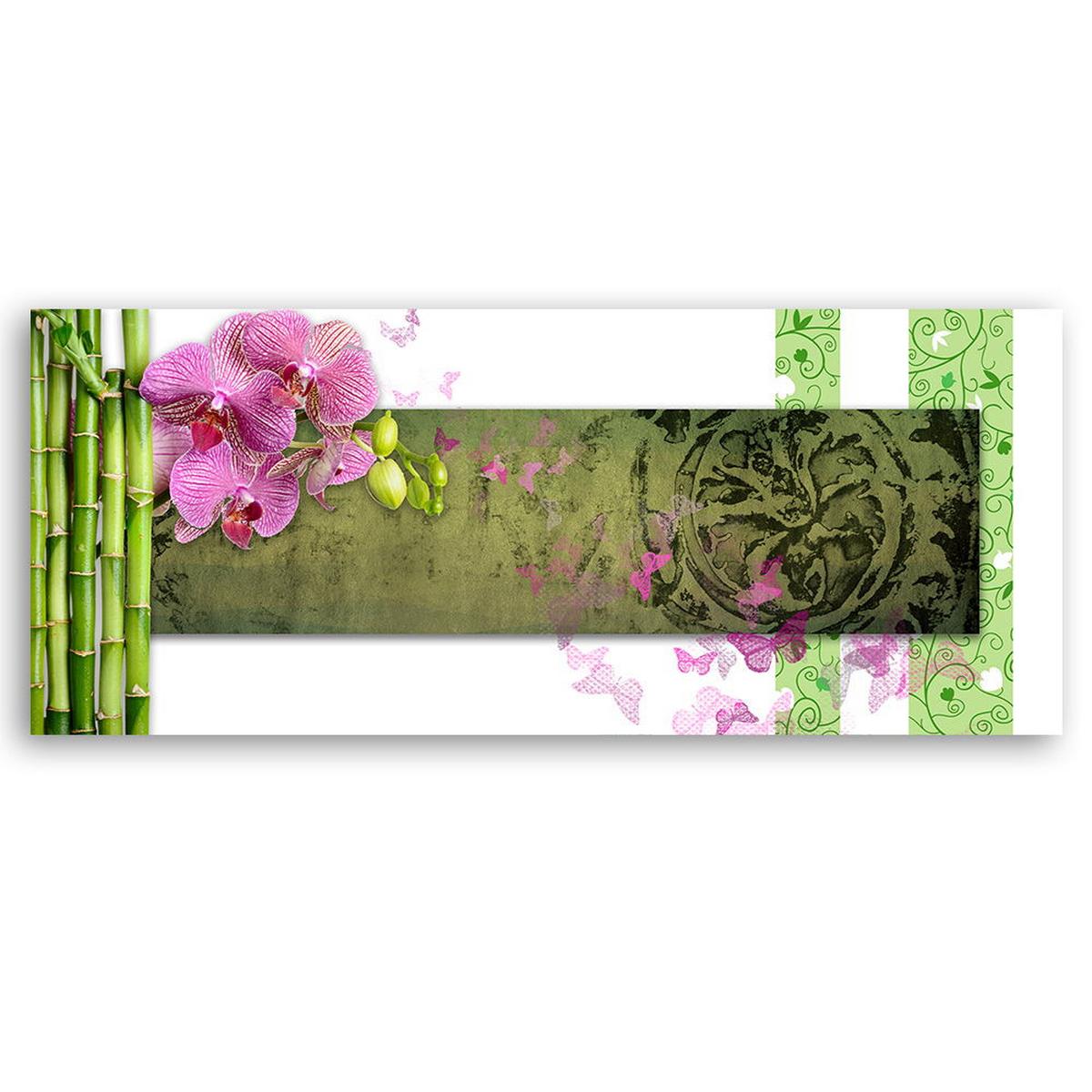 KUNSTDRUCK Grün 150/50 cm - Grün, Textil (150/50cm) - KUNSTLOFT