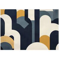 FOTOTAPETE Abstrakt Art Deco Vlies Tapete Wohnzimmer 250x175 - Multicolor, Papier (250/175cm) - Wallarena