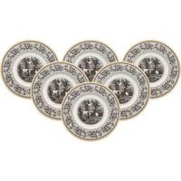 BROTTELLER Audun Ferme weiß-grau-gelb ø 16 cm 6er Set - Gelb/Weiß, Keramik (16cm) - Villeroy & Boch