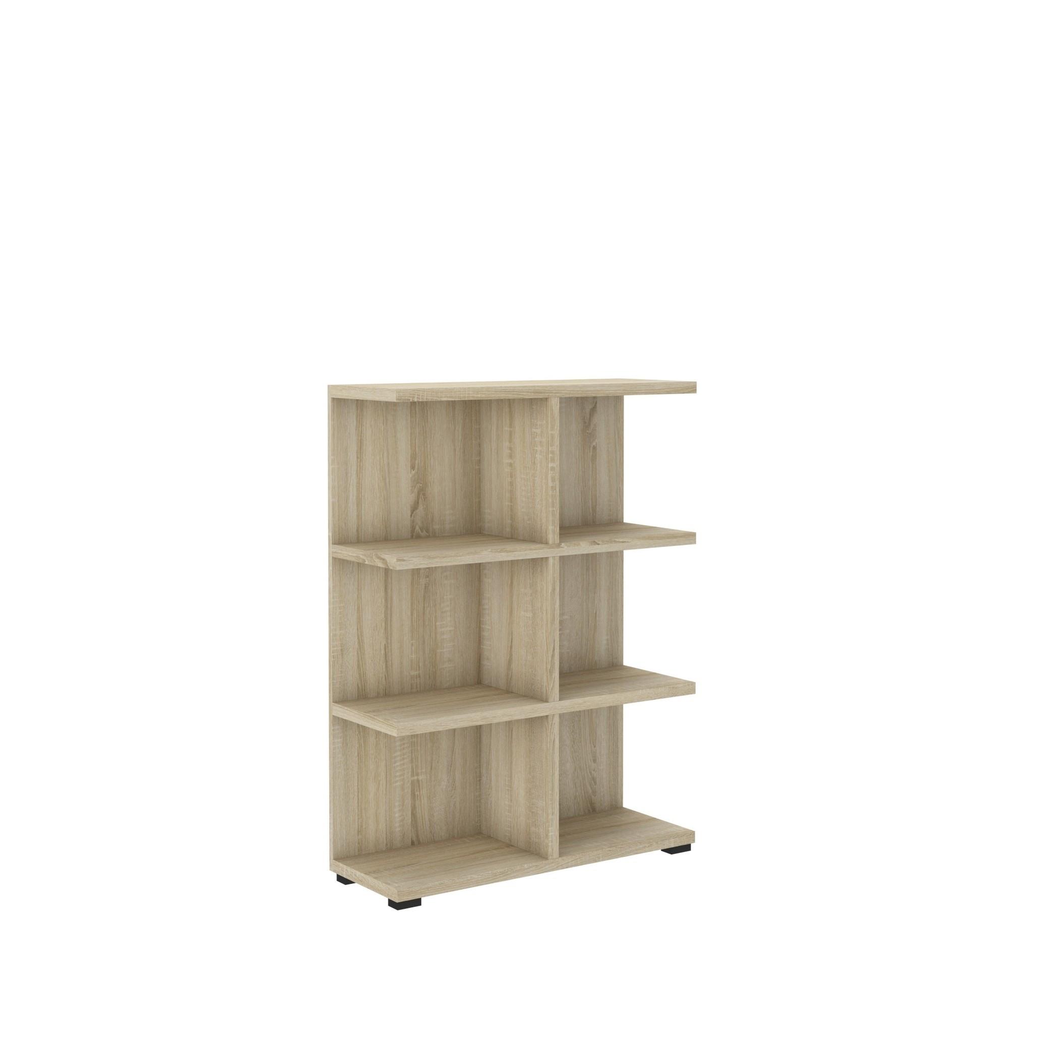 BÜCHERREGAL DUOMO 83,2x29,7x112,5 cm, Regal Sonoma Eiche - Sonoma Eiche, Holzwerkstoff (83.2/112.5/29.7cm) - MASSENO