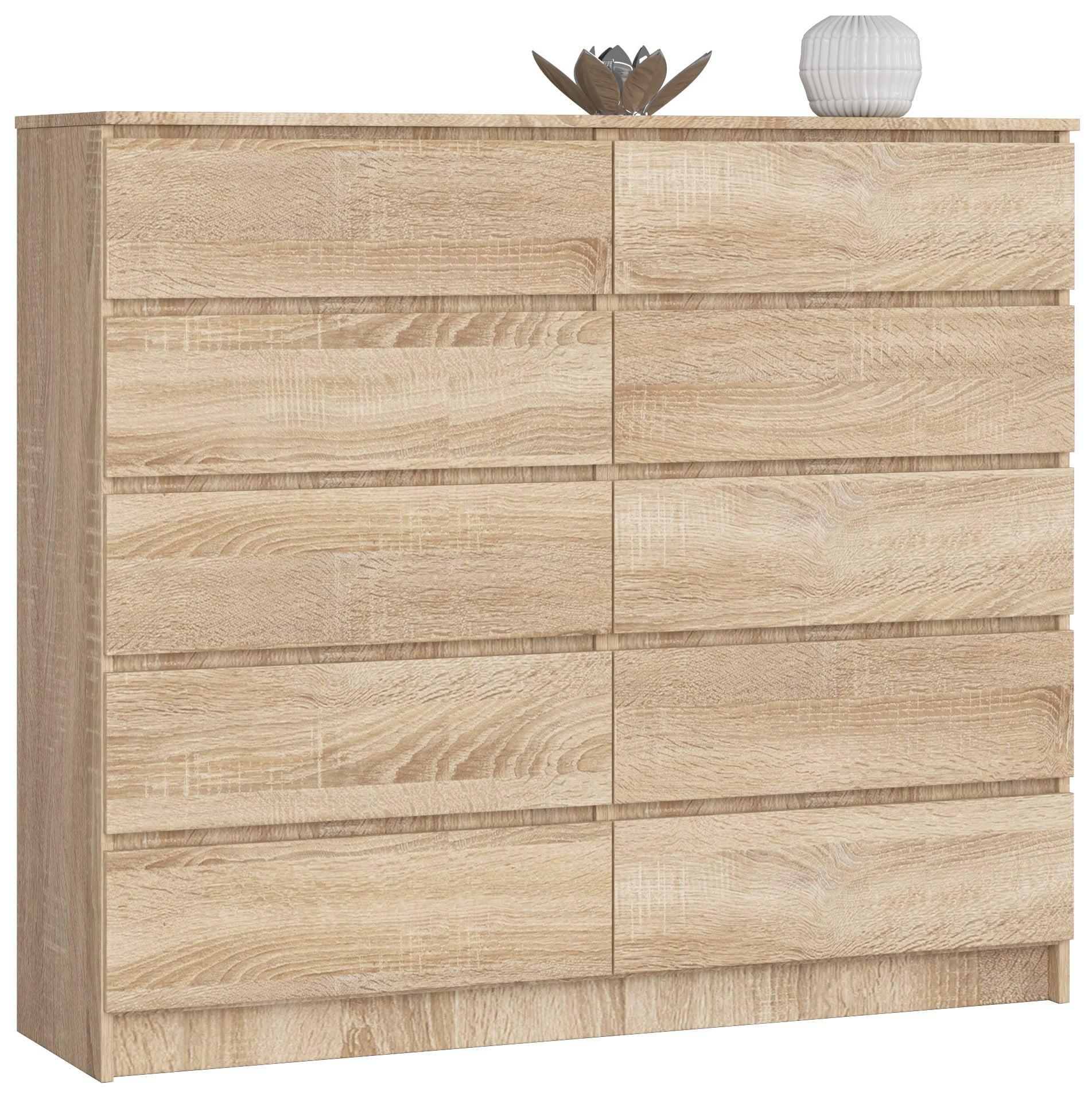 KOMMODE Eiche Sonoma 121/138/40 - Sonoma Eiche, Holzwerkstoff (138/121/40cm) - RAUMHIRSCH FURNITURE