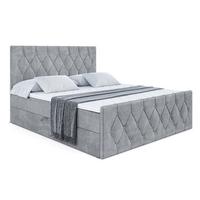 BOXBETT VELANTO-Z - 140 x 200 - H3 - Grau - Grau, Holzwerkstoff (140/200cm) - ALTDECOR
