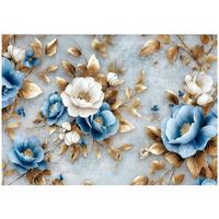 FOTOTAPETE Blumen 3D Effekt Glamour Wohnzimmer 250x175 - Multicolor, Papier (250/175cm) - Wallarena