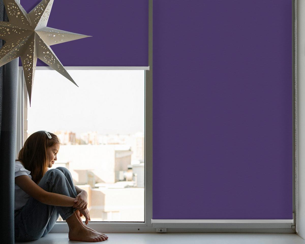 INNENROLLO - Fensterrollo - Rollo - 90x180 cm - Lila - Violett, Kunststoff (90/180/0.5cm) - TULUP