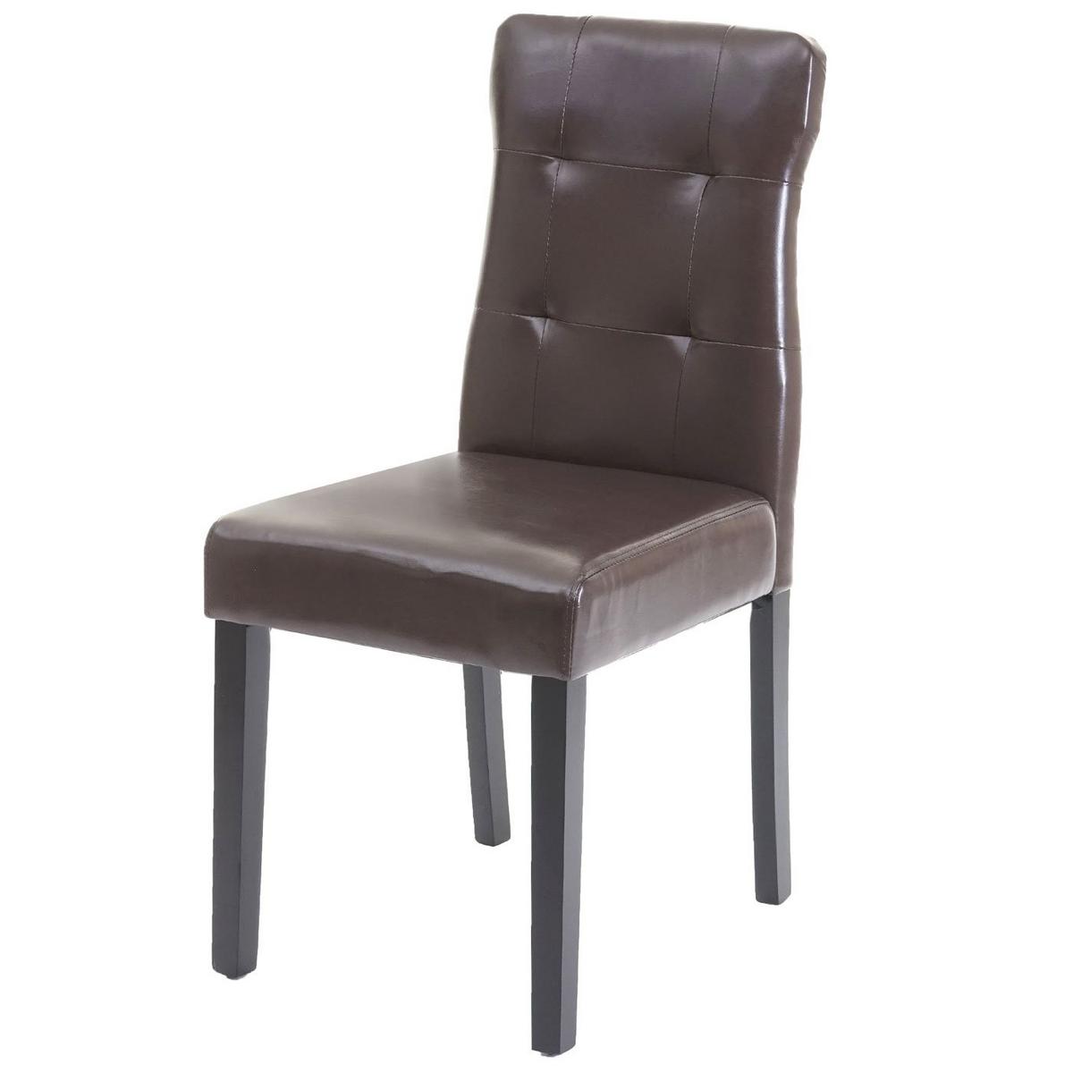 ESSZIMMERSTUHL Braun 4er-Set - Braun, Textil (41/88/55cm) - MCW