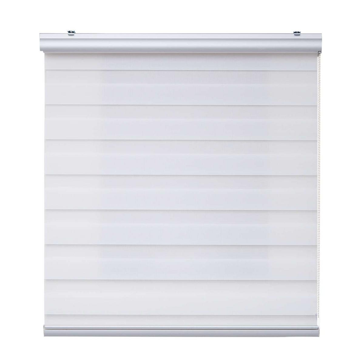 DOPPELROLLO Weiß 120x250 cm - Weiß, Kunststoff (120/250cm) - STORESDECO
