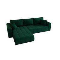 ECKSOFA Camila - Grün, Holzwerkstoff/Textil (280/185cm) - Fun Möbel