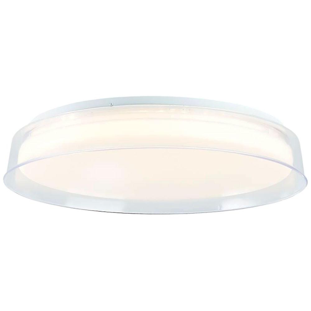 LED DECKENLEUCHTE Weiß Kunststoff - Weiß, Metall (41/41/8cm) - Brilliant