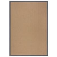 JUTETEPPICH TRENT, geometrisch, Grau, 120 x 170 cm - Naturfarben/Grau, Textil (120/170cm) - KADIMA DESIGN