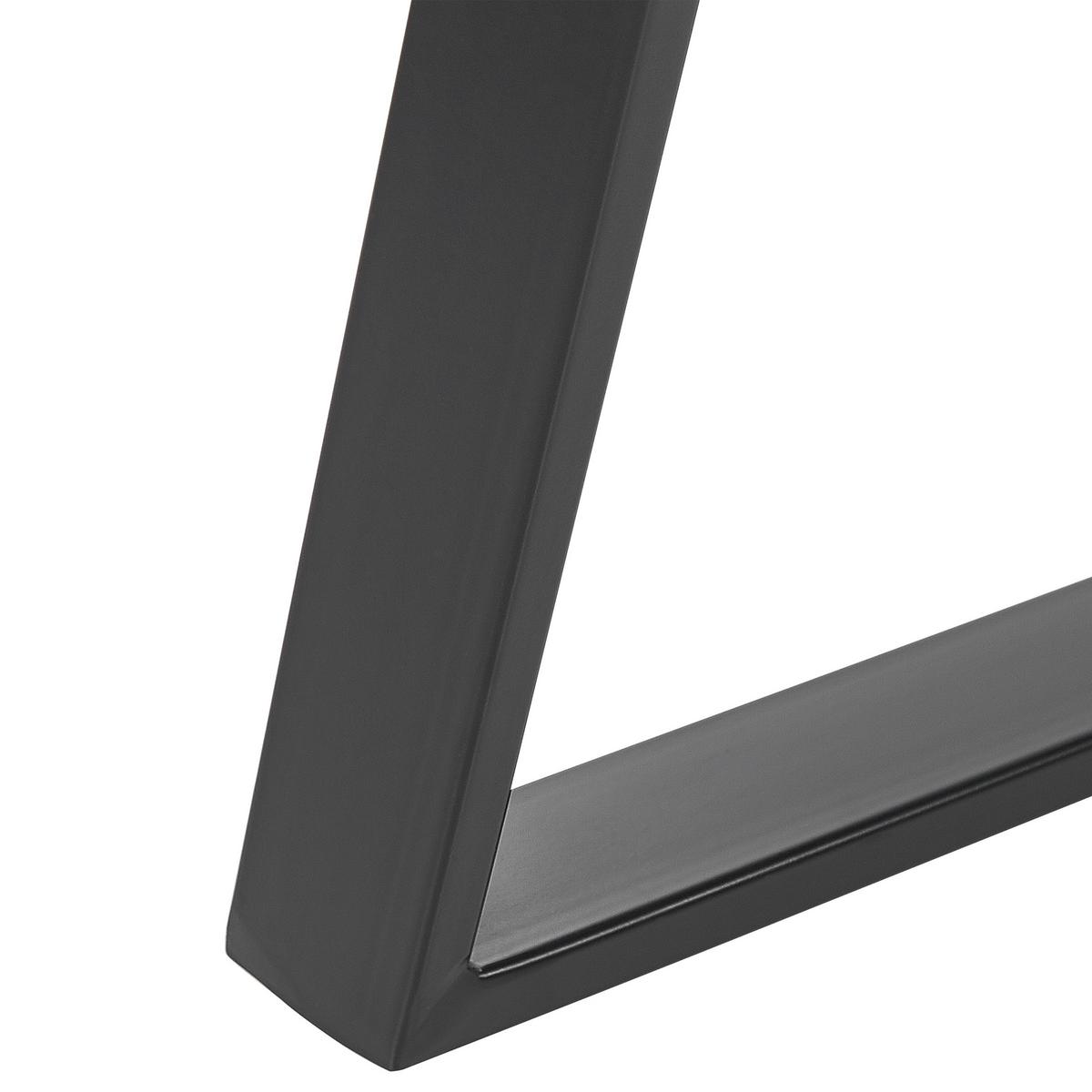 ESSTISCH 100/100/74 cm Schwarz Rund Kebri - Schwarz, Glas (100/100/74cm) - Beliani