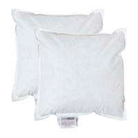 FÜLLKISSEN 2er-Set, Federkissen 30/30 cm - Weiß, Textil (30/30cm) - Homescapes