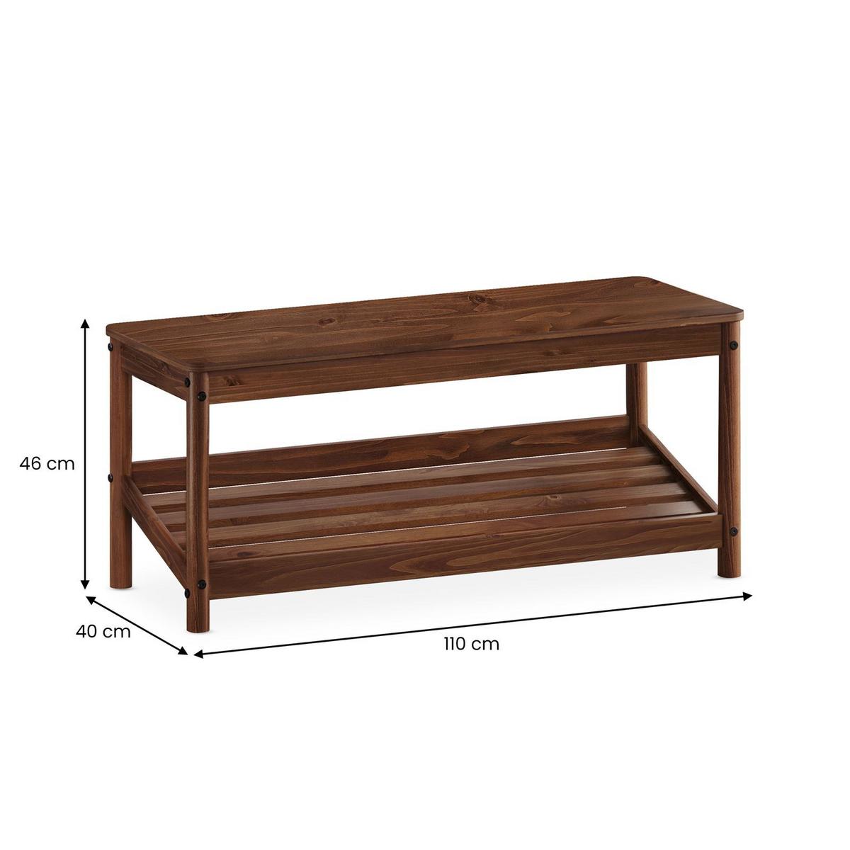 FLURBANK APOANA Kastanie - Kastanienfarben, Holz (110/46/40cm) - IDIMEX