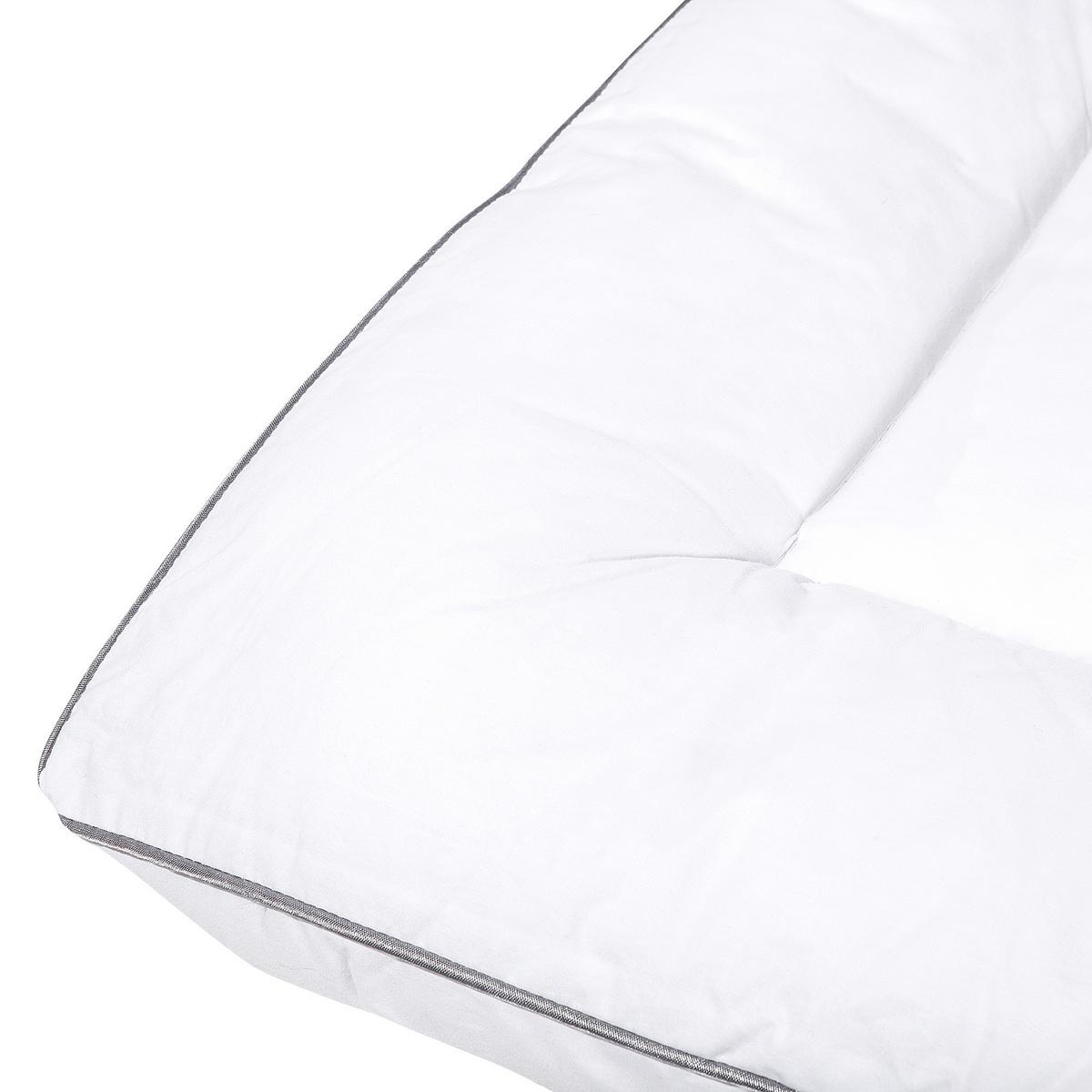 BETTDECKE Mikrofaser Mittelwarm 135/200 cm Howerla - Weiß, Textil (200/135cm) - Beliani