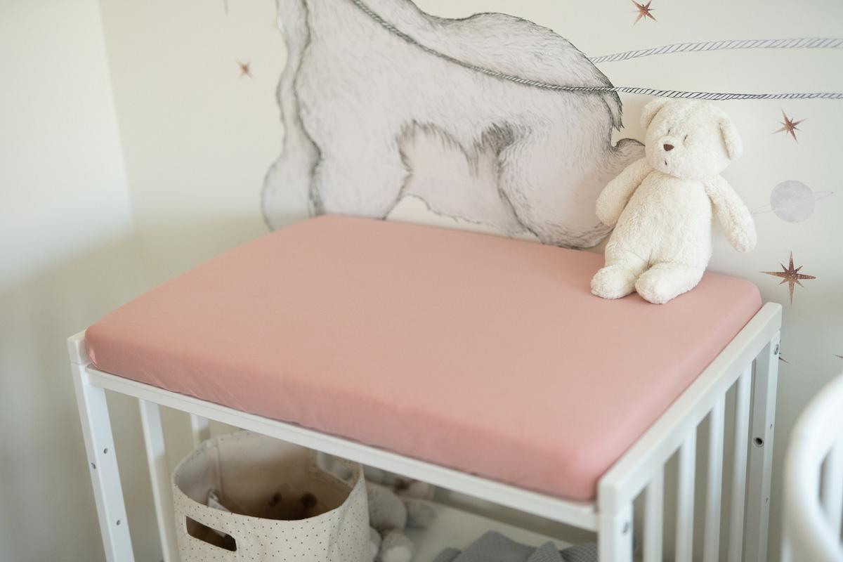 BABY Spannbettlaken Regal 7in1 - Rosa, Textil (50/73cm) - waldin