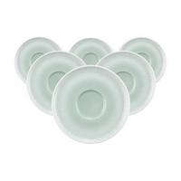 KOMBI-UNTERTASSEN Sento Home Aura mint ø 16,2 cm 6er Set - Mintgrün, Keramik (16.2cm) - Seltmann Weiden