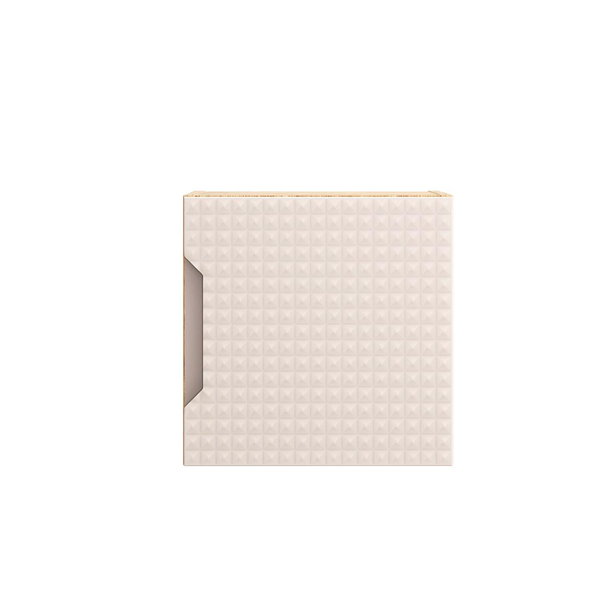 SCHRANK 1 Tür Mallory Beige und Holz - Braun, Holzwerkstoff (35/35/19cm) - Petits-meubles