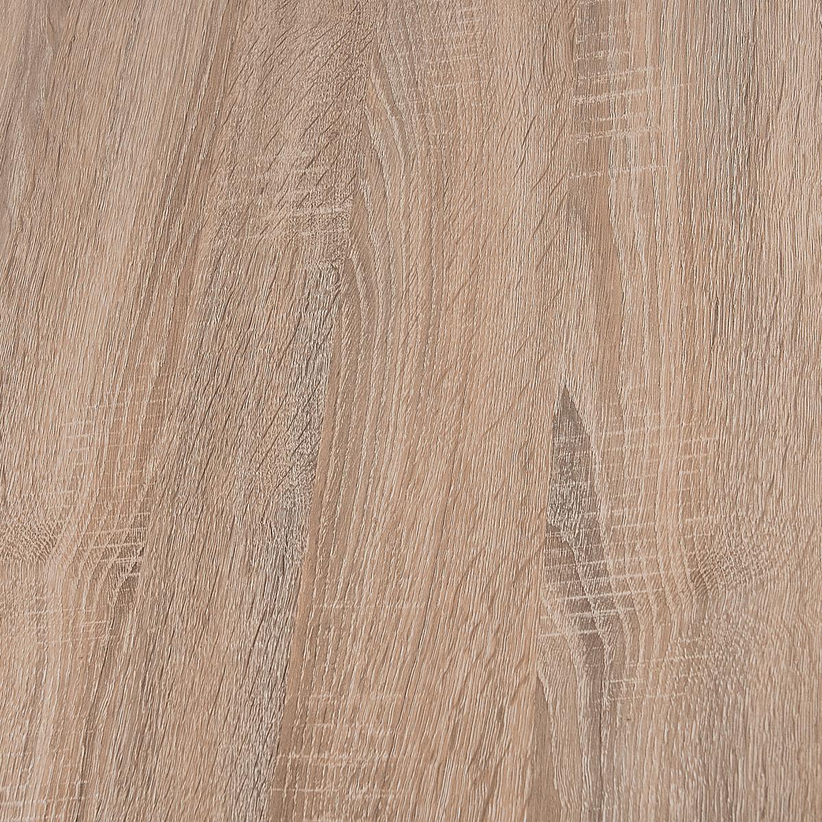BEISTELLTISCH heller Holzfarbton/schwarz 50cm Melody - Hellbraun/Schwarz, Holzwerkstoff (50/50/45cm) - Beliani