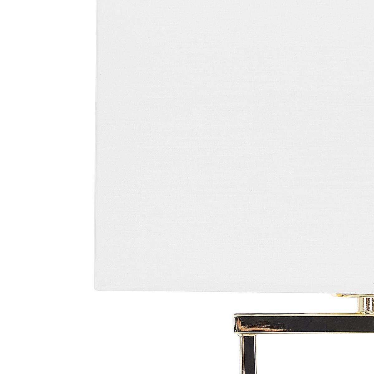 TISCHLAMPE Yasuni 20/32/62 cm - Weiß, Metall (20/32/62cm) - Beliani