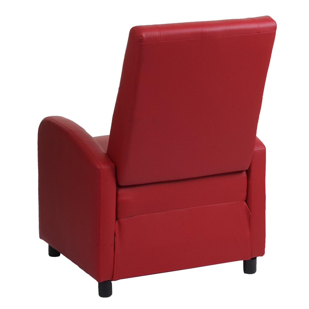 RELAXSESSEL Rot - Rot, Textil (70/99/75cm) - MCW