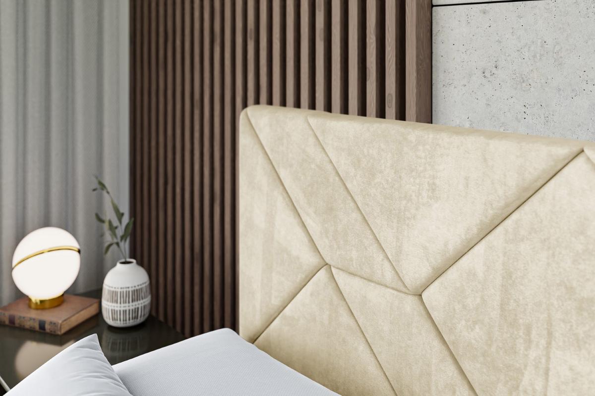 BOXBETT BARWA-Z - 140x200 cm - H4 - Beige - Beige, Holzwerkstoff (140/200cm) - ALTDECOR