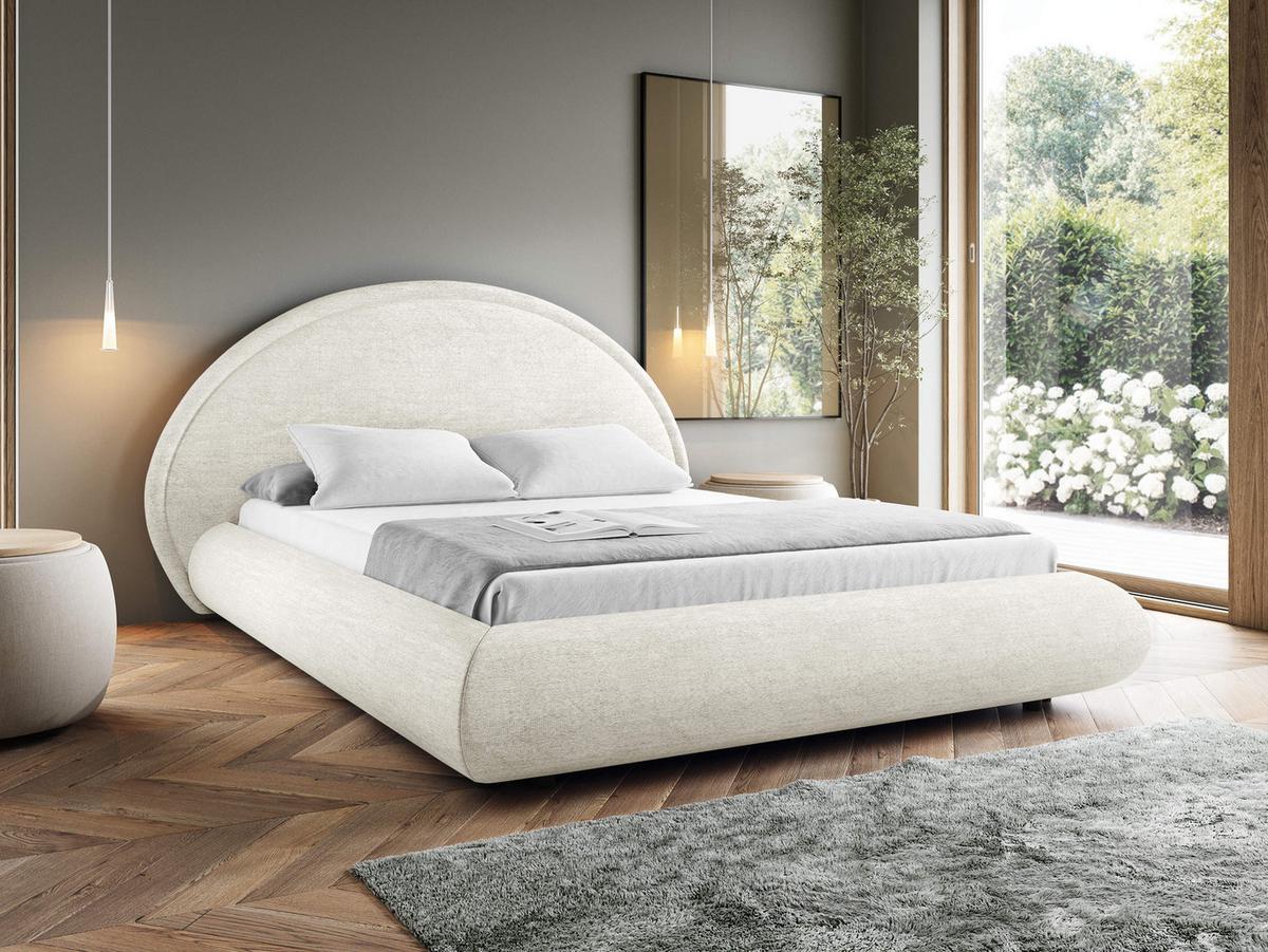 POLSTERBETT Otis - Creme, Holz/Textil (140/200cm) - MIRJAN24