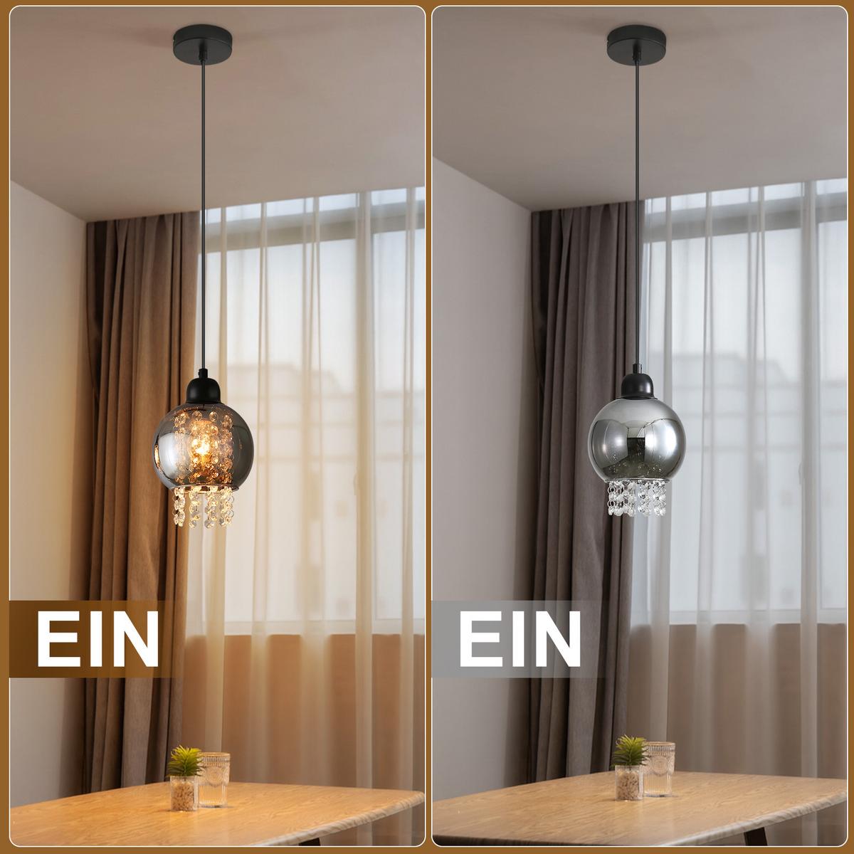 PENDELLEUCHTE Marlow 10/10/175 cm - Schwarz, Metall (10/10/175cm) - Nettlife