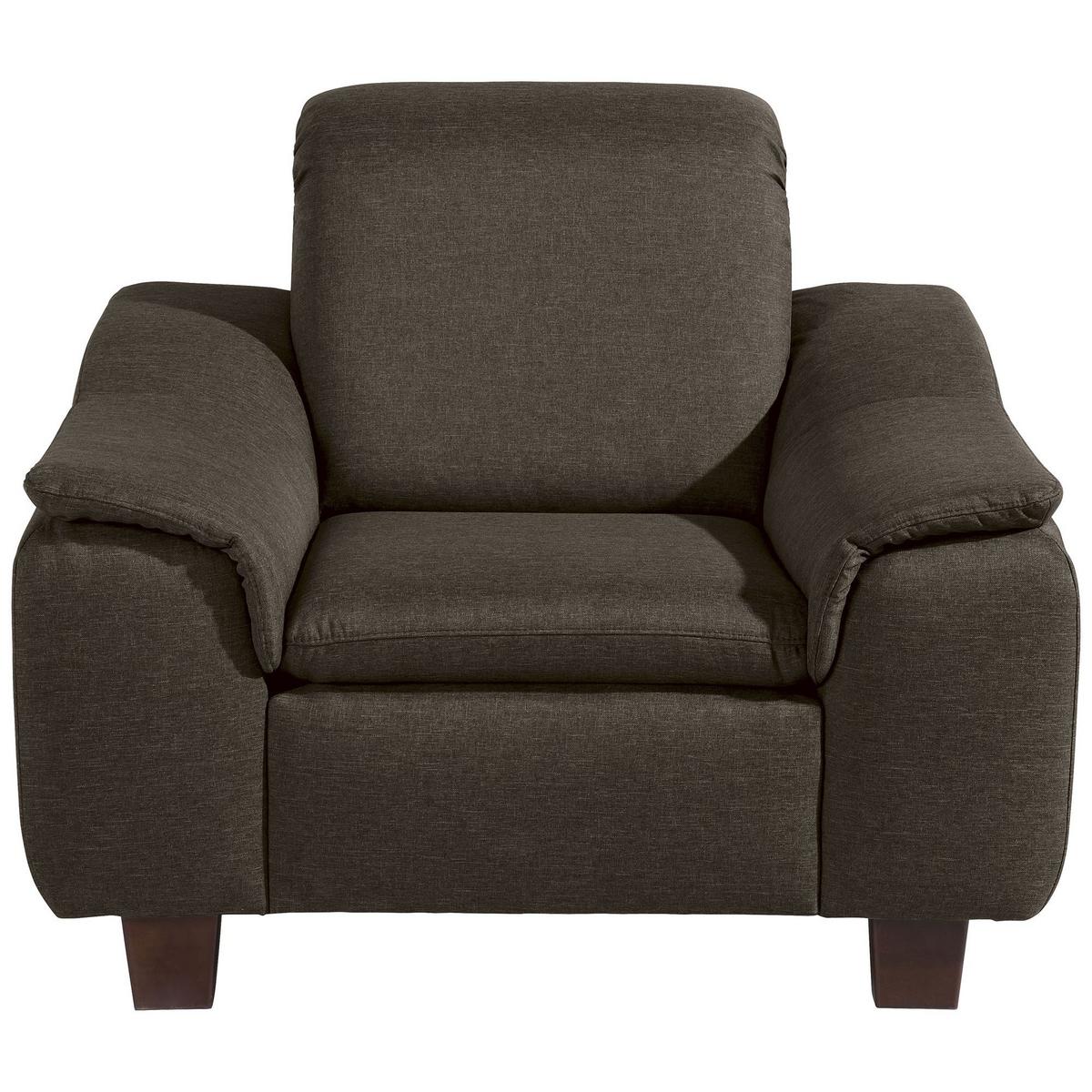 POLSTERSESSEL Kaylil Flachgewebe braun - Braun, Kunststoff (87/82/100cm) - 58aufmkessel