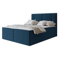 BOXBETT Michelle 160x200 - H3 - Blau/Schwarz, Holzwerkstoff/Kunststoff (160/200cm) - MIRJAN24