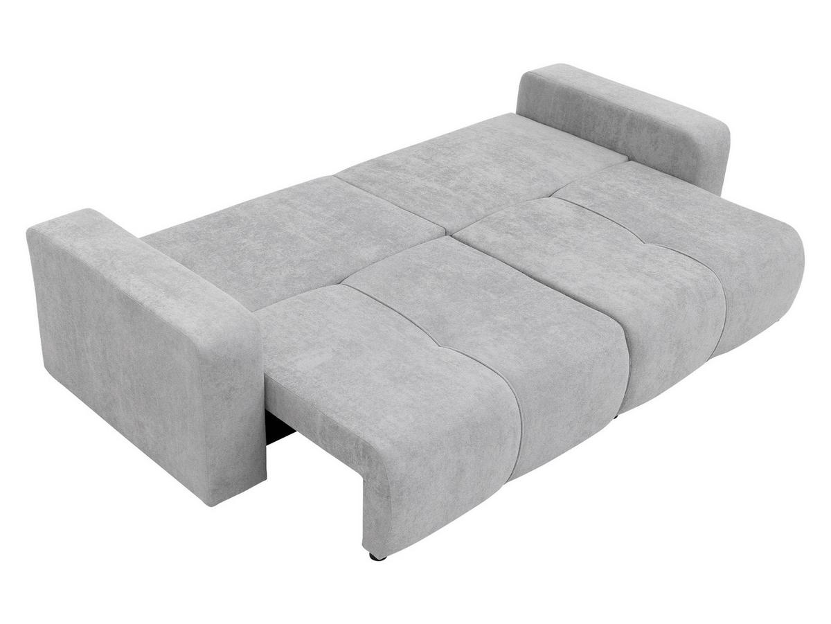 SCHLAFSOFA Furyn Boucle - Dunkelgrau/Schwarz, Holzwerkstoff/Kunststoff (248/82/92cm) - MIRJAN24