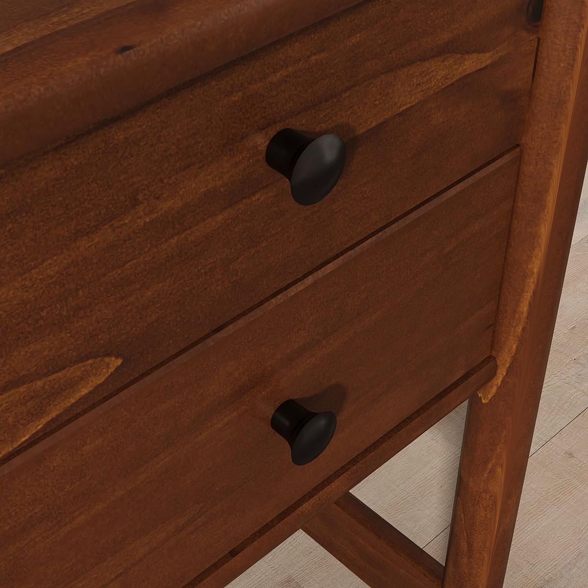 SCHREIBTISCH MARLO - Kastanienfarben, Holz (54/110/76cm) - IDIMEX