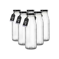 MILCHFLASCHEN Mara transparent 500 ml 6er Set - Transparent, Glas (7/21/7cm) - Ritzenhoff Breker