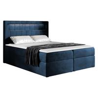 BOXBETT Aspen - H3 - Blau, Holz/Textil (160/200cm) - MIRJAN24