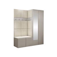 GARDEROBEN-SET Orion XII - Kaschmir/Creme, Holzwerkstoff/Kunststoff (158/186/46cm) - MIRJAN24