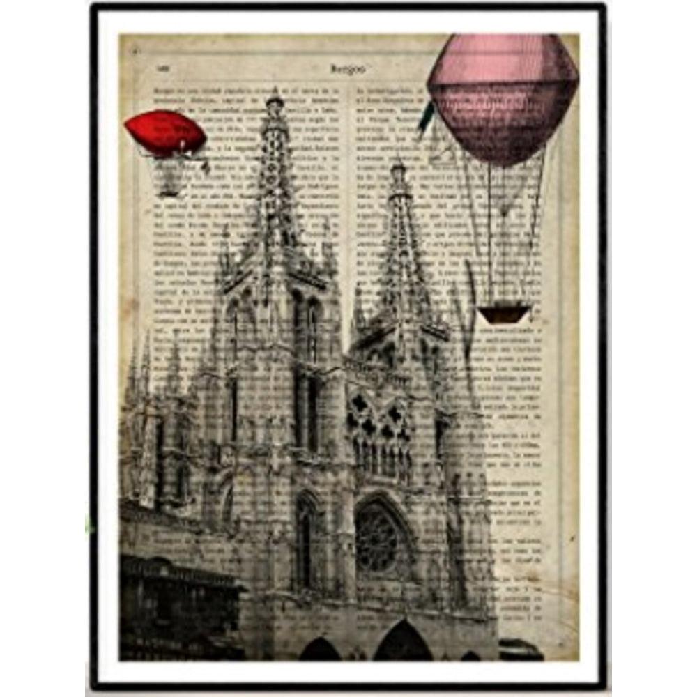 POSTER Vintage Von Burgos. A4 Rahmenlos - Klar, Papier (29.7/5/21cm) - Nacnic