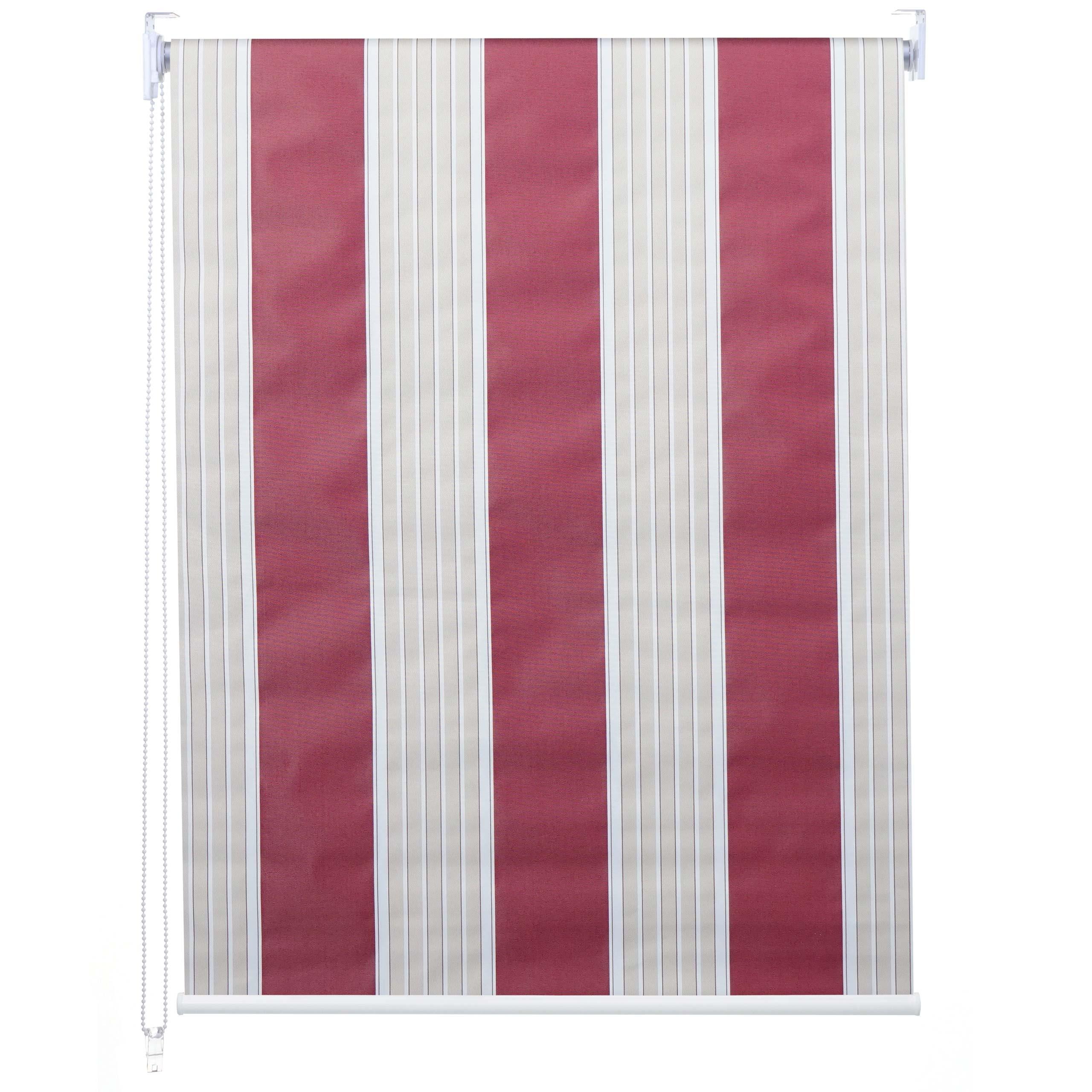 ROLLO Rot, Weiß, Beige - Beige/Rot, Textil (70/160/7cm) - MCW