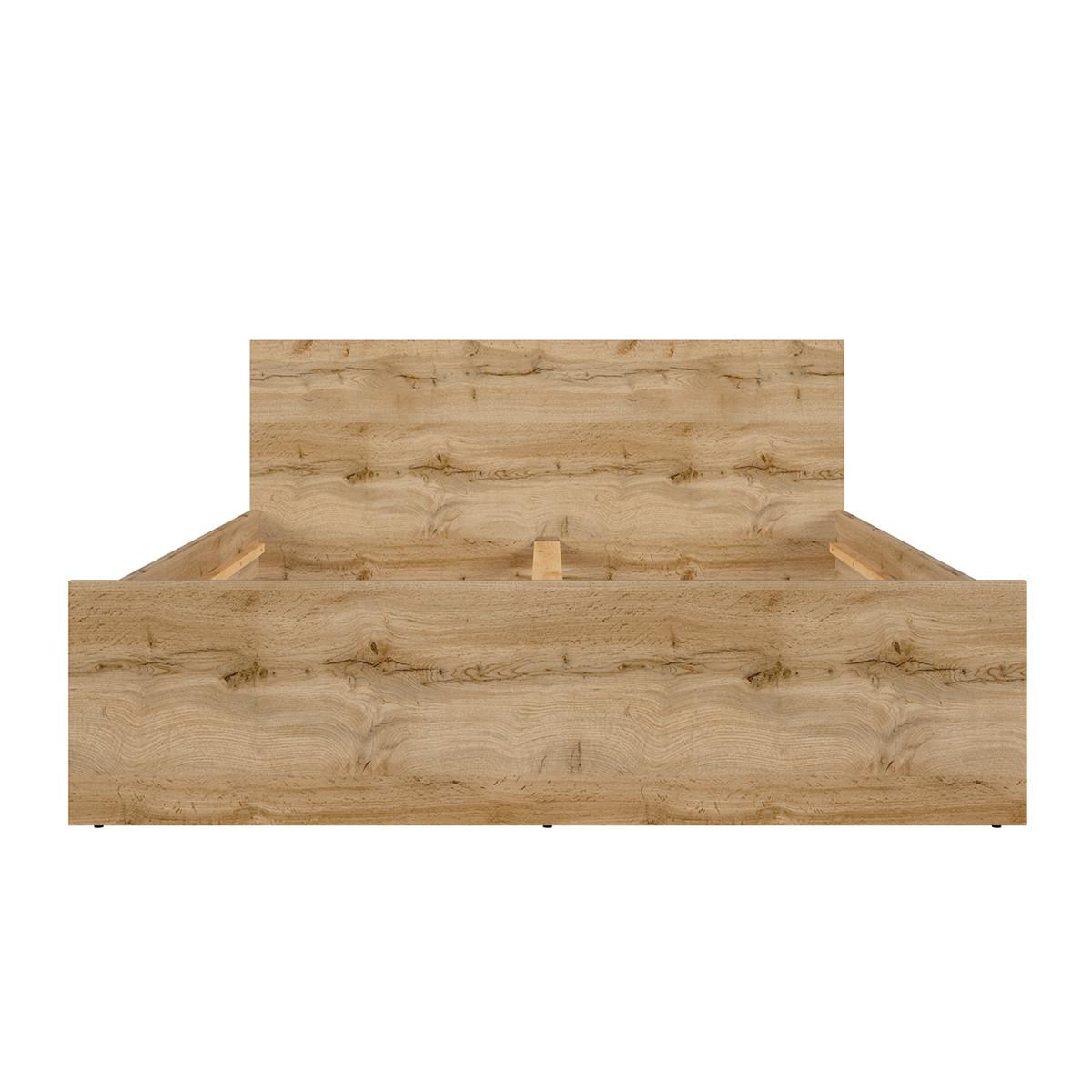 BETT 160/200 Selma Holz - Braun, Holzwerkstoff (160/200cm) - Petits-meubles