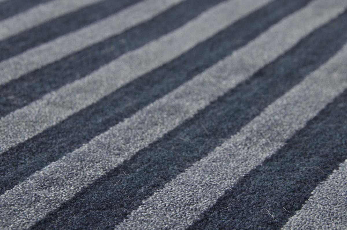 HANDWEBTEPPICH Miami 250x350 cm - Blau, Textil (250/350cm) - THEKO