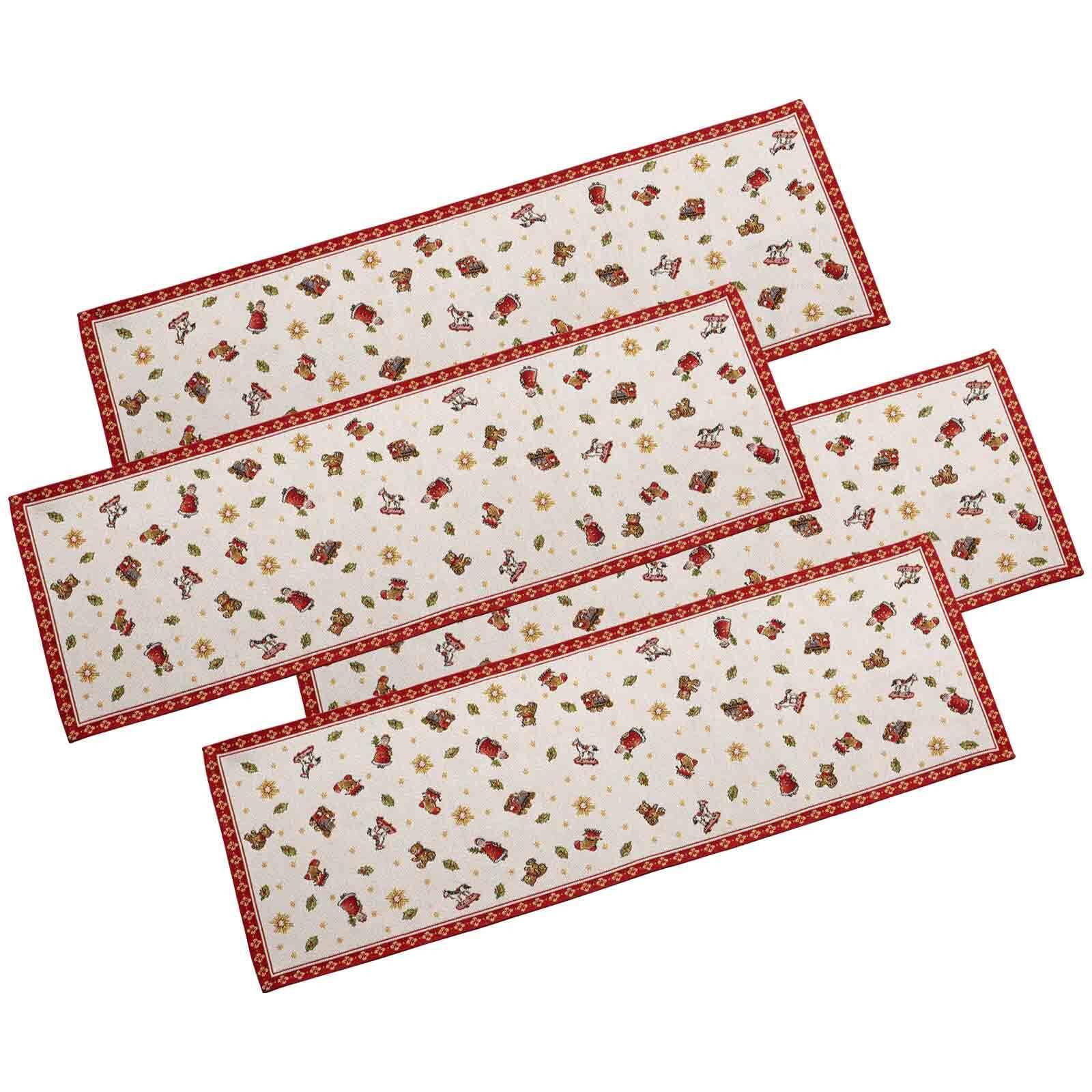 LÄUFER L Toy's Delight Gobelin bunt 96 x 32 x 0,2 cm 4er Set - Multicolor, Textil (96/32/2cm) - Villeroy & Boch