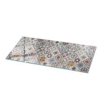 TISCHPLATTE 125x50 cm Mosaikmuster mit Ornamenten - Multicolor/Grau, Glas (0.4/125/50cm) - TULUP