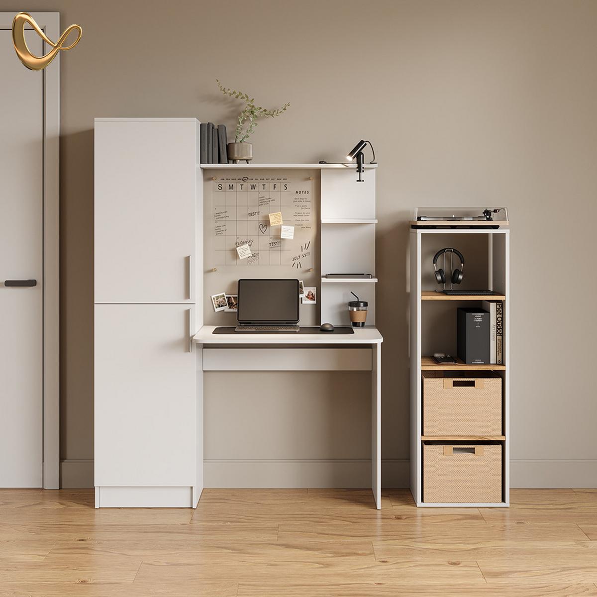 SCHREIBTISCH Rina Weiß 122.9 x 168 cm - Weiß, Holzwerkstoff (52/122.9/168cm) - Livinity®