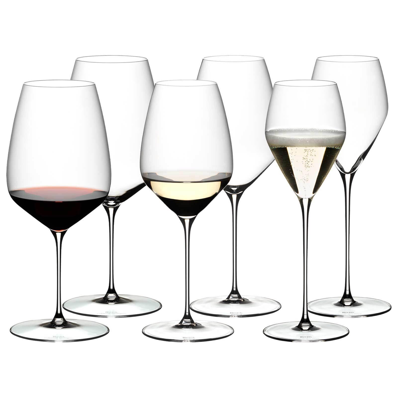 WEIN- UND SEKTGLÄSER Veloce transparent 6-tlg. - Transparent, Glas (0.001L) - Riedel